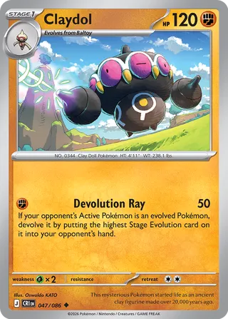 Claydol 047/086 - Chaos Rising