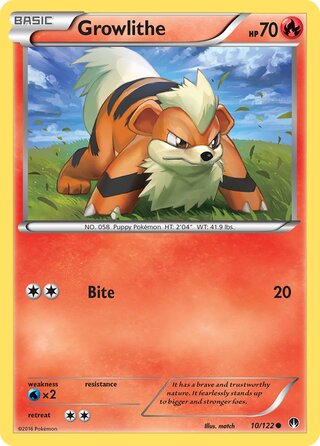 Growlithe 10/122 - BREAKpoint
