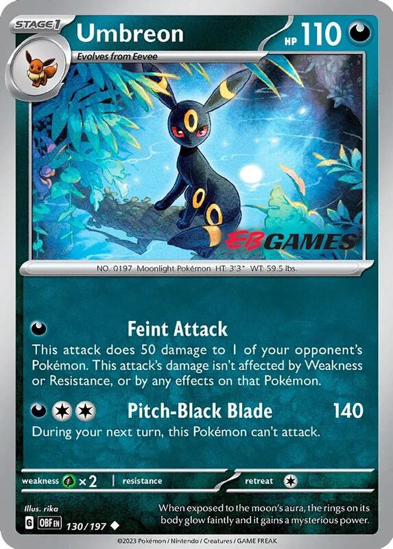 Umbreon EBGames Exclusive 130 - Miscellaneous Promos