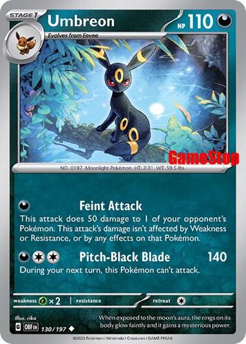 Umbreon GameStop Exclusive 130 - Miscellaneous Promos