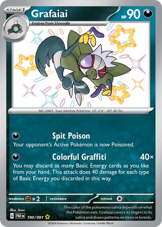 Grafaiai 190/091 - Paldean Fates