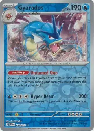 Gyarados 130/165 - Scarlet & Violet 151