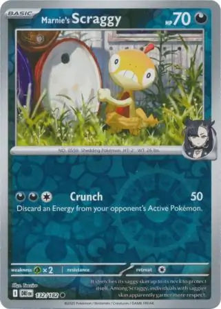 Marnie's Scraggy 132/182 - Destined Rivals