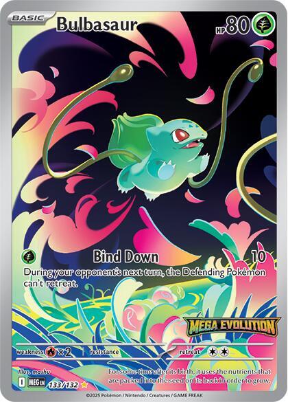 Bulbasaur Mega Evolution Stamped 133 - Miscellaneous Promos