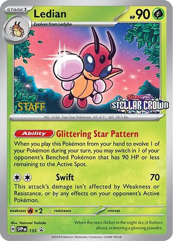 Ledian Staff Prerelease 133 - Scarlet & Violet Promos
