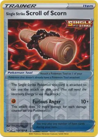 Single Strike Scroll of Scorn 133/163 - Battle Styles