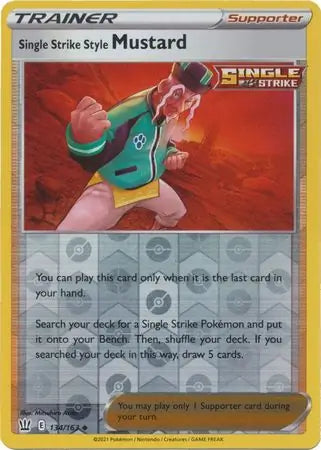 Single Strike Style Mustard 134/163 - Battle Styles