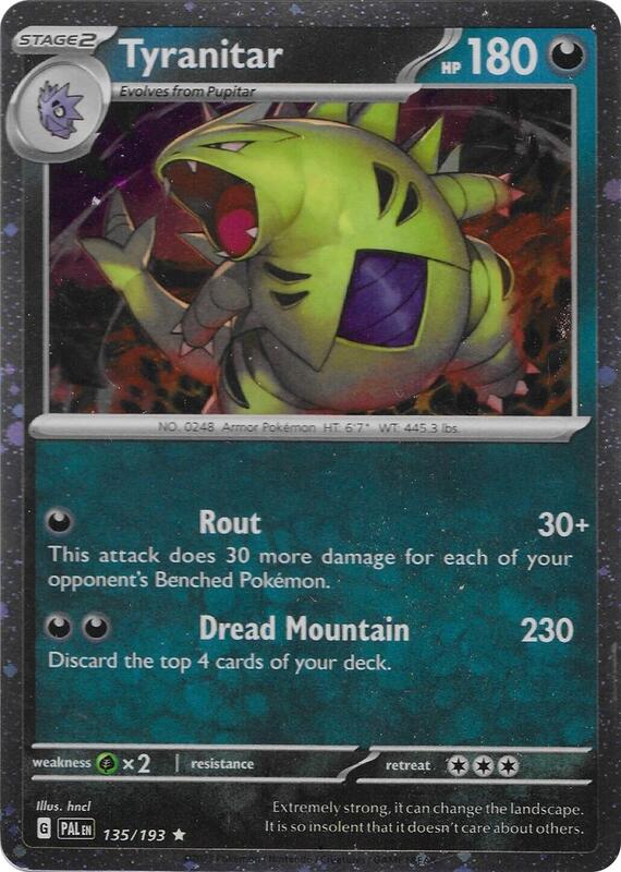 Tyranitar Cosmo Foil 135 - Miscellaneous Promos