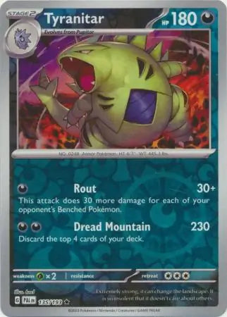 Tyranitar 135/193 - Paldea Evolved