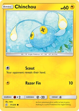 Chinchou 71/236 - Cosmic Eclipse