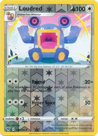 Loudred 136/185 - Vivid Voltage