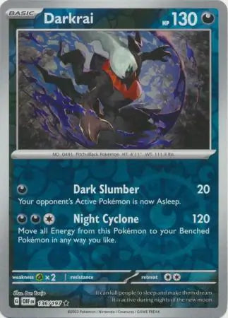 Darkrai 136/197 - Obsidian Flames