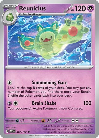 Reuniclus 072/162 - Temporal Forces