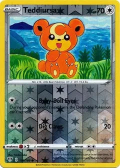 Teddiursa 138/189 - Darkness Ablaze