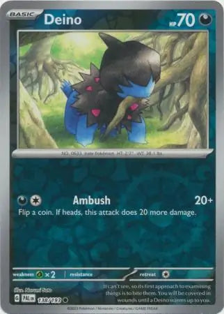 Deino 138/193 - Paldea Evolved