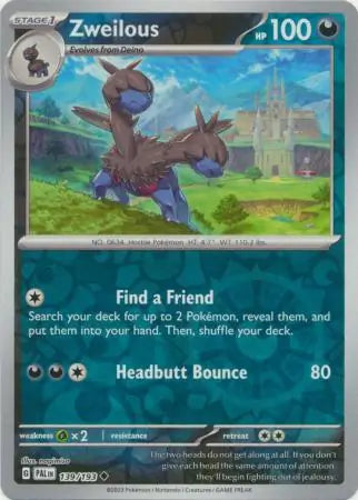 Zweilous 139/193 - Paldea Evolved