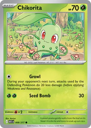 Chikorita 008/217 - Ascended Heroes