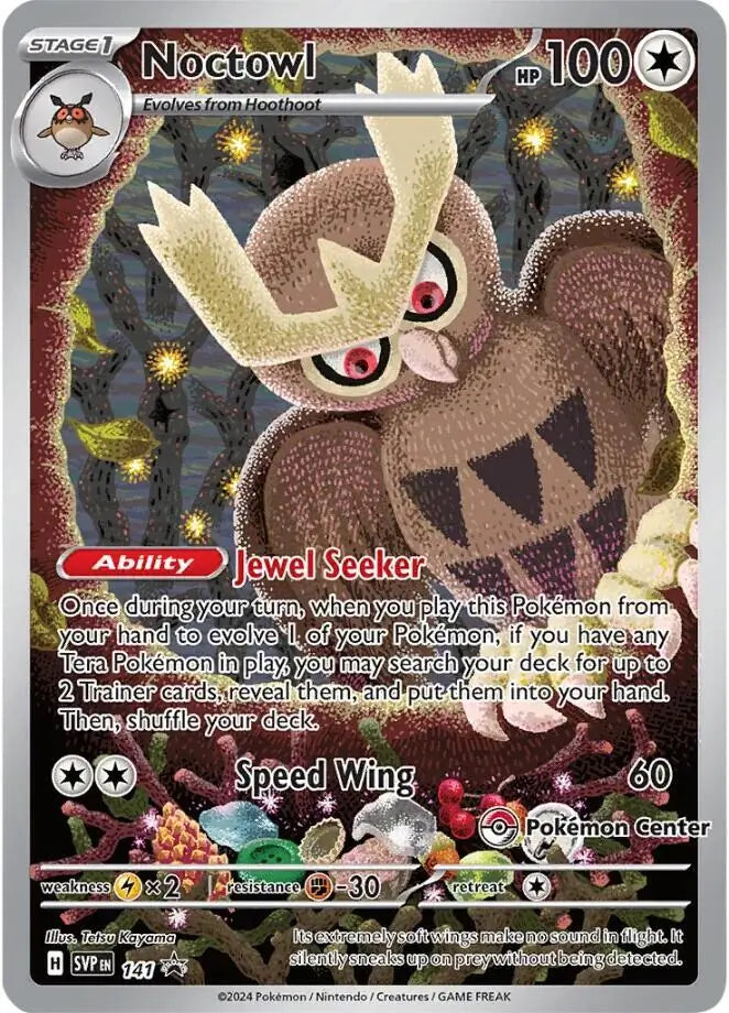 Noctowl Pokemon Center 141 - Scarlet & Violet Promos