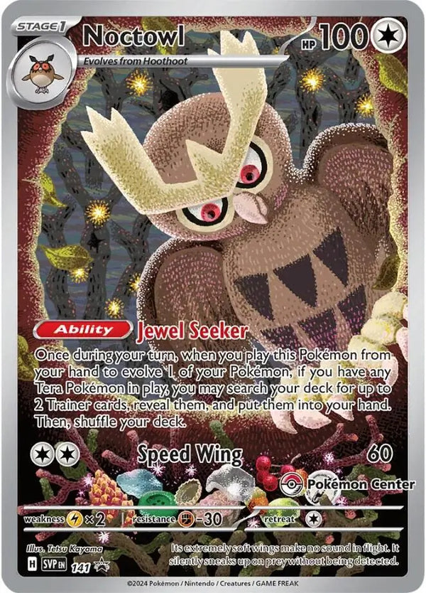 Noctowl Pokemon Center 141 - Scarlet & Violet Promos