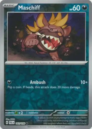 Maschiff 141/193 - Paldea Evolved