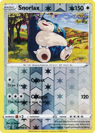 Snorlax 141/192 - Rebel Clash