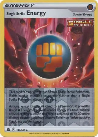 Single Strike Energy 141/163 - Battle Styles