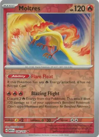Moltres 146/165 - Scarlet & Violet 151