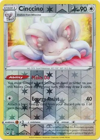 Cinccino 147/202 - Sword & Shield Base
