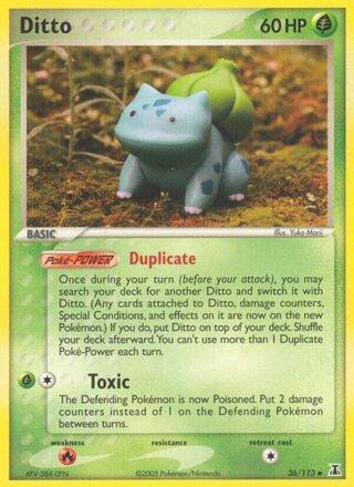 Ditto 36/113 - Delta Species