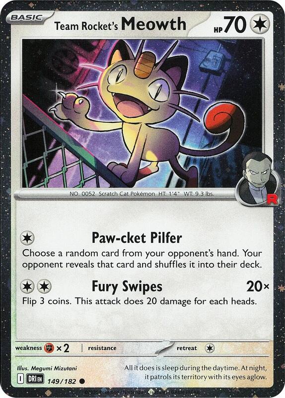 Team Rocket's Meowth Cosmos Holo 149 - Miscellaneous Promos