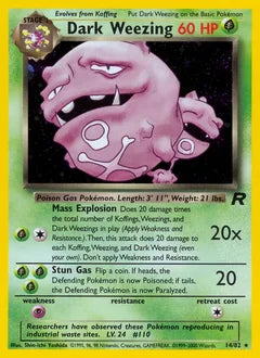 Dark Weezing 14/82 - Team Rocket