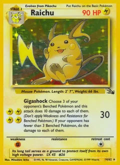 Raichu 14/62 - Fossil