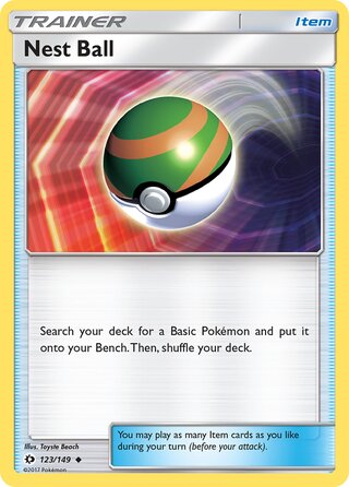Nest Ball 123/149 - Sun & Moon Base