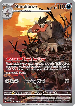 Mandibuzz 145/086 - White Flare