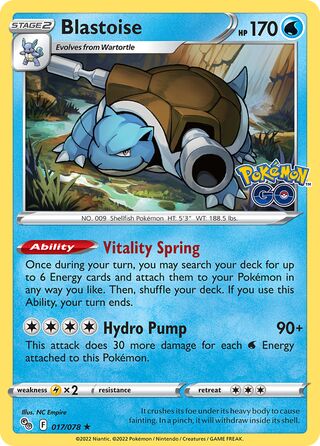 Blastoise 017/078 - Pokémon GO
