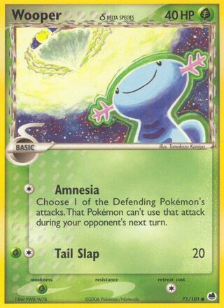 Wooper 71/101 - Dragon Frontiers