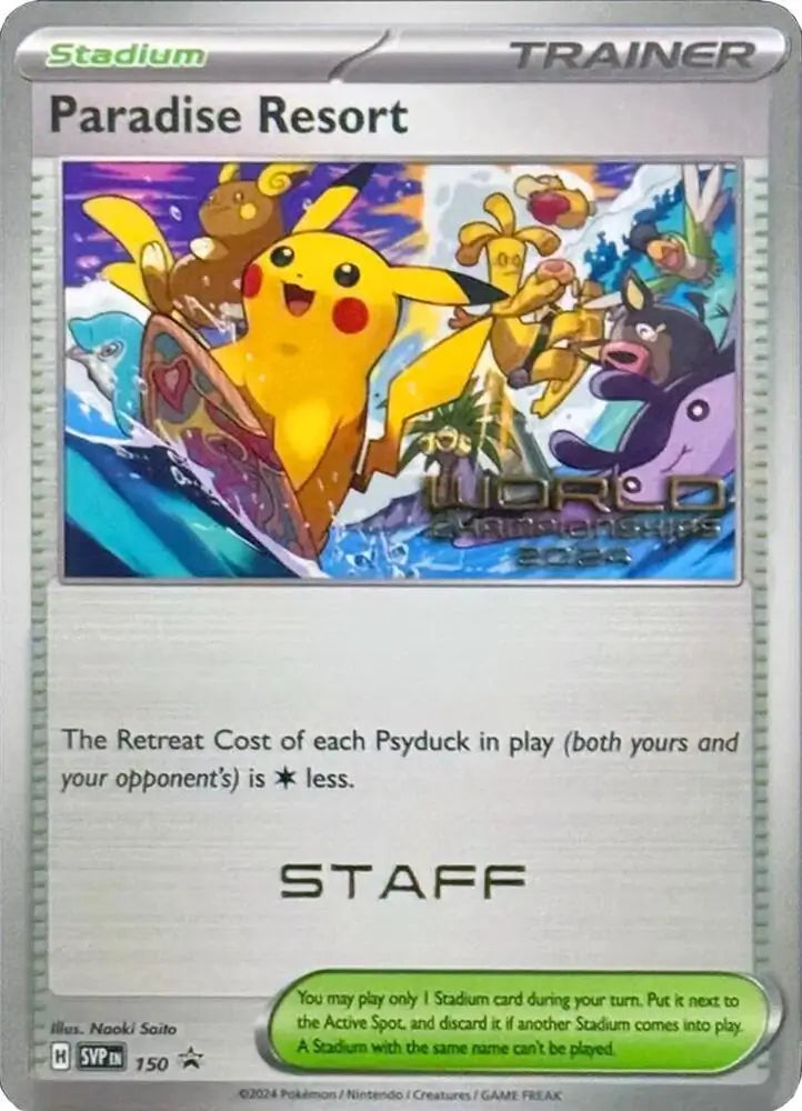 Paradise Resort World Championships 2024 Staff 150 - Scarlet & Violet Promos