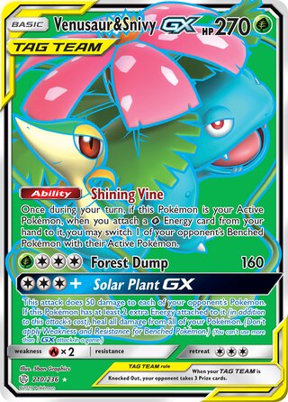 Venusaur & Snivy-GX 210/236 - Cosmic Eclipse