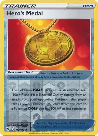 Hero's Medal 152/185 - Vivid Voltage