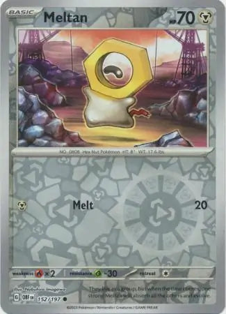Meltan 152/197 - Obsidian Flames