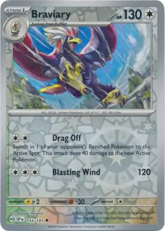 Braviary 153/191 - Surging Sparks