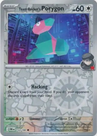Team Rocket's Porygon 153/182 - Destined Rivals