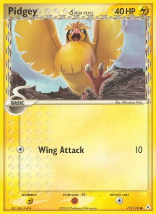 Pidgey 77/110 - Holon Phantoms