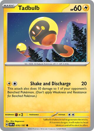 Tadbulb 076/197 - Obsidian Flames