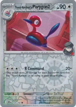 Team Rocket's Porygon2 154/182 - Destined Rivals