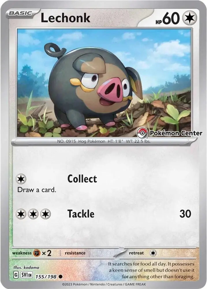 Lechonk 155 - Scarlet & Violet Promos