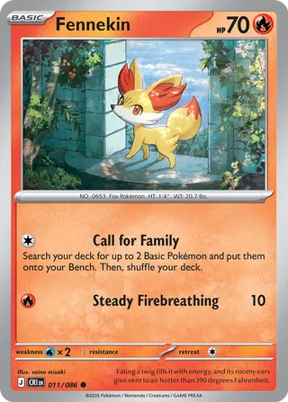 Fennekin 011/086 - Chaos Rising