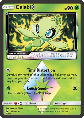 Celebi ◇ 19/214 - Lost Thunder
