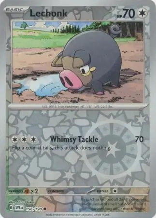 Lechonk 156/198 - Scarlet & Violet Base