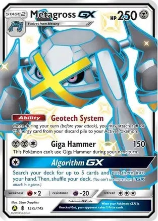 Metagross GX 157a - Alternate Art Promos